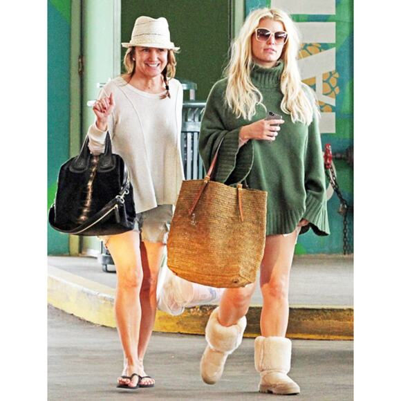 Jessica Simpson Chunky Funnel Neck Sweater - Forest Green - S - Picture 7 of 10